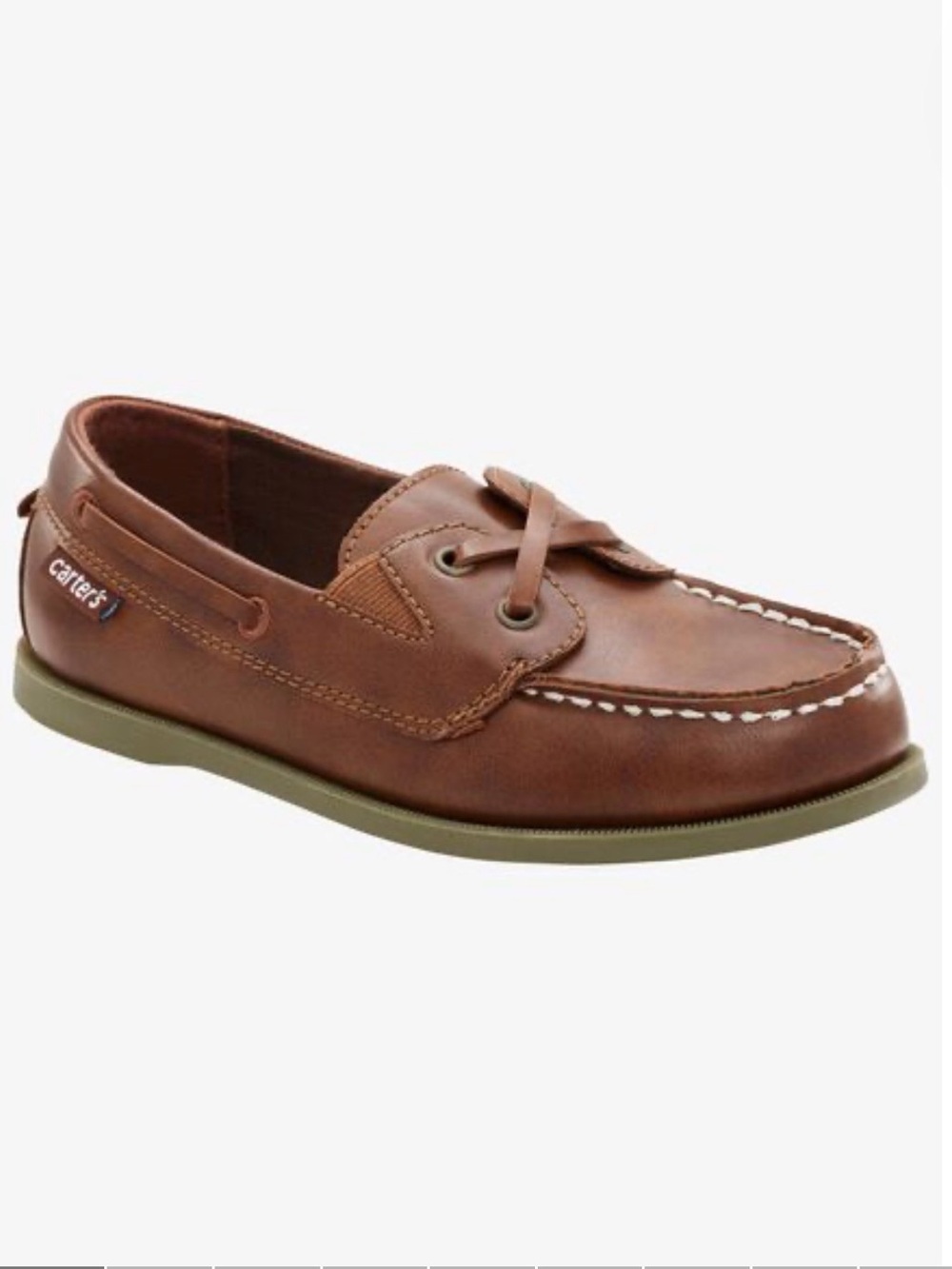 Carter's Boys Brown Moccasin-Style Boat Shoe